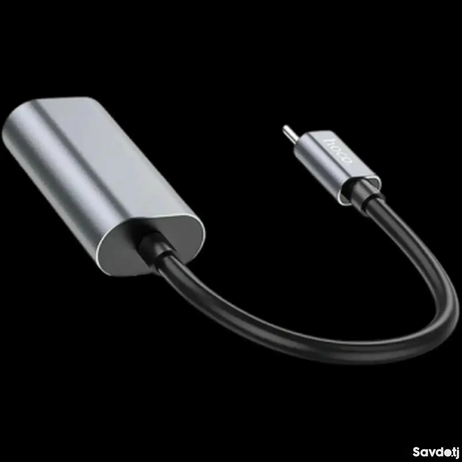 Кабель Носоo UA21 Type-C to HDMI 13см серый