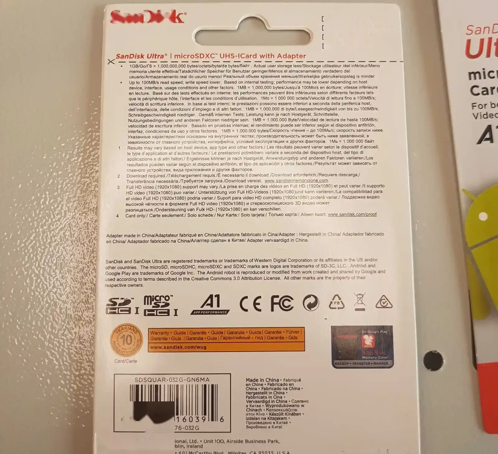 Флешка SanDisk Ultra A1 32Gb