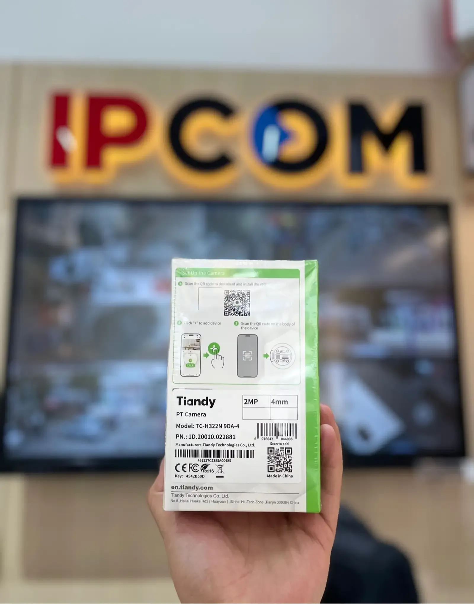 IP-камера Tiandy TC H322N 2 МП Wi Fi камера для помещений