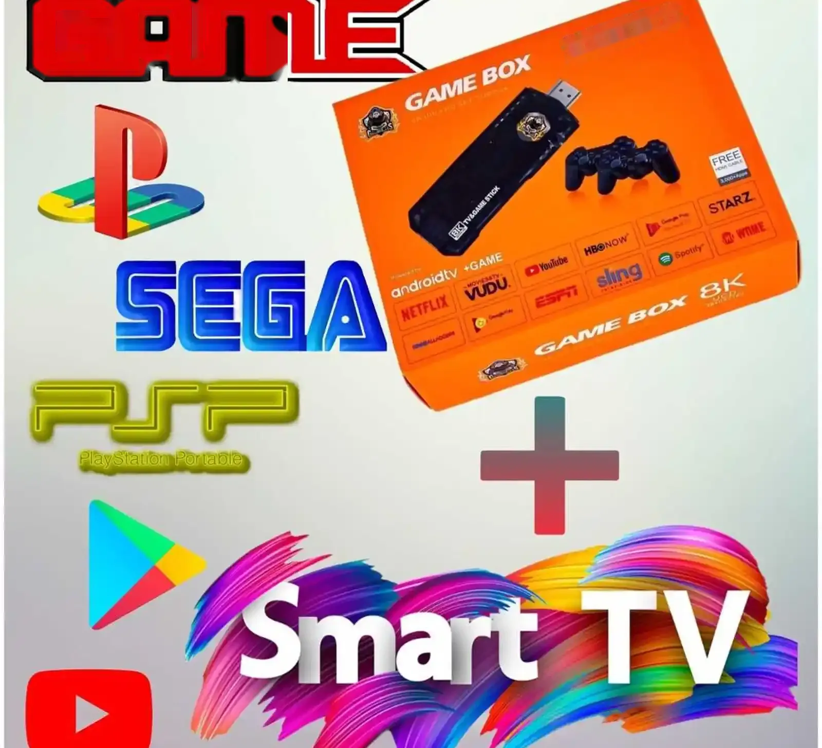 Игровая приставка Game Box 8K Ultra HD