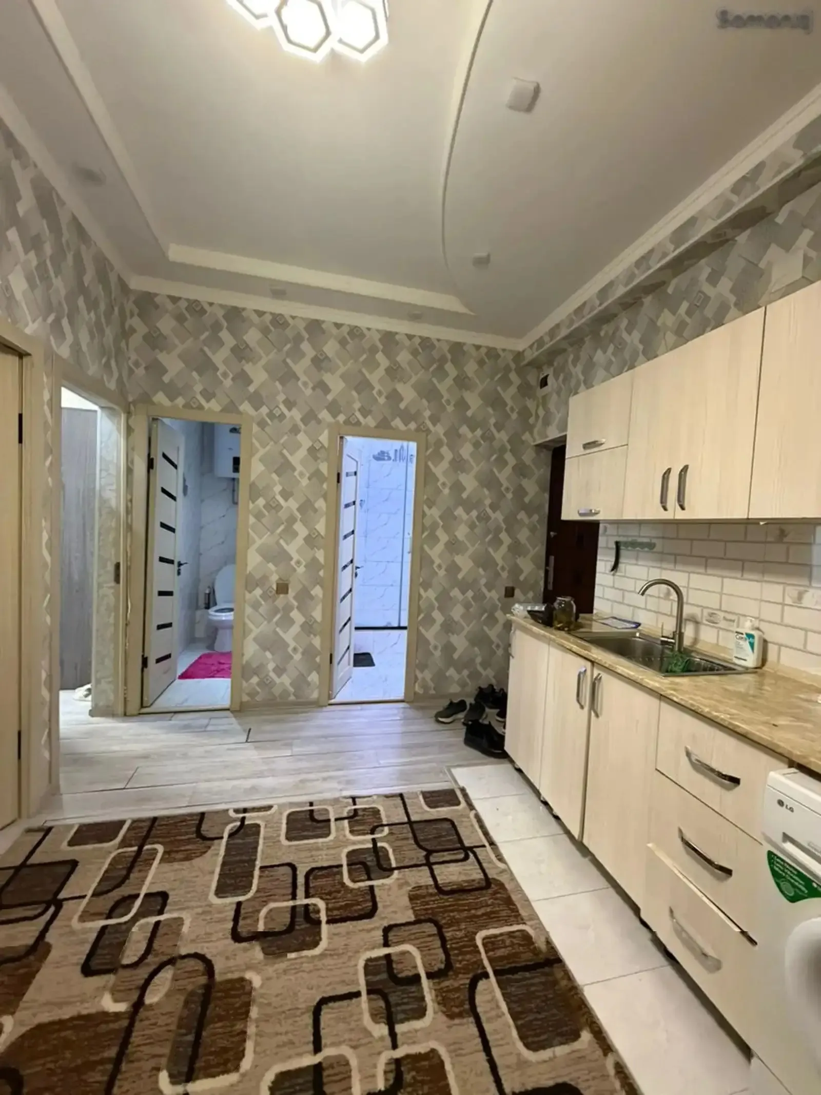 2-комн. квартира, 14 этаж, 52м², Сомони — фото 4