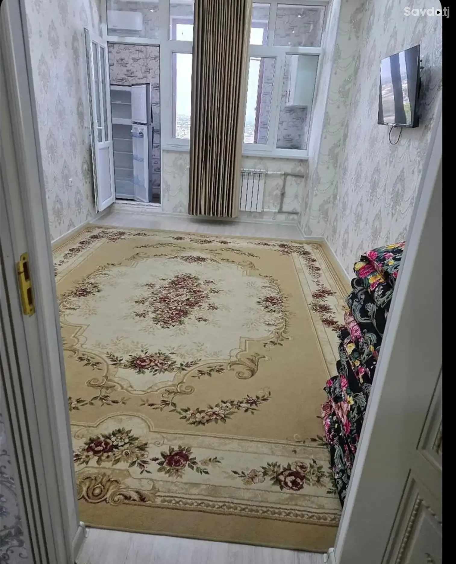 2-комн. квартира, 9 этаж, 54м², Сомони — фото 3