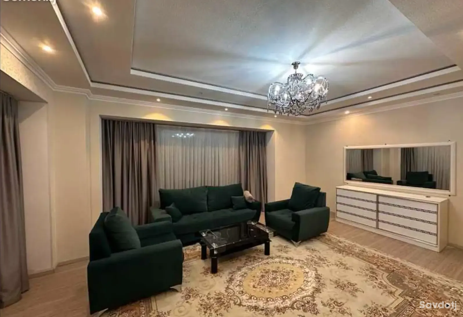 3-комн. квартира, 12 этаж, 110м², Сомони — фото 6