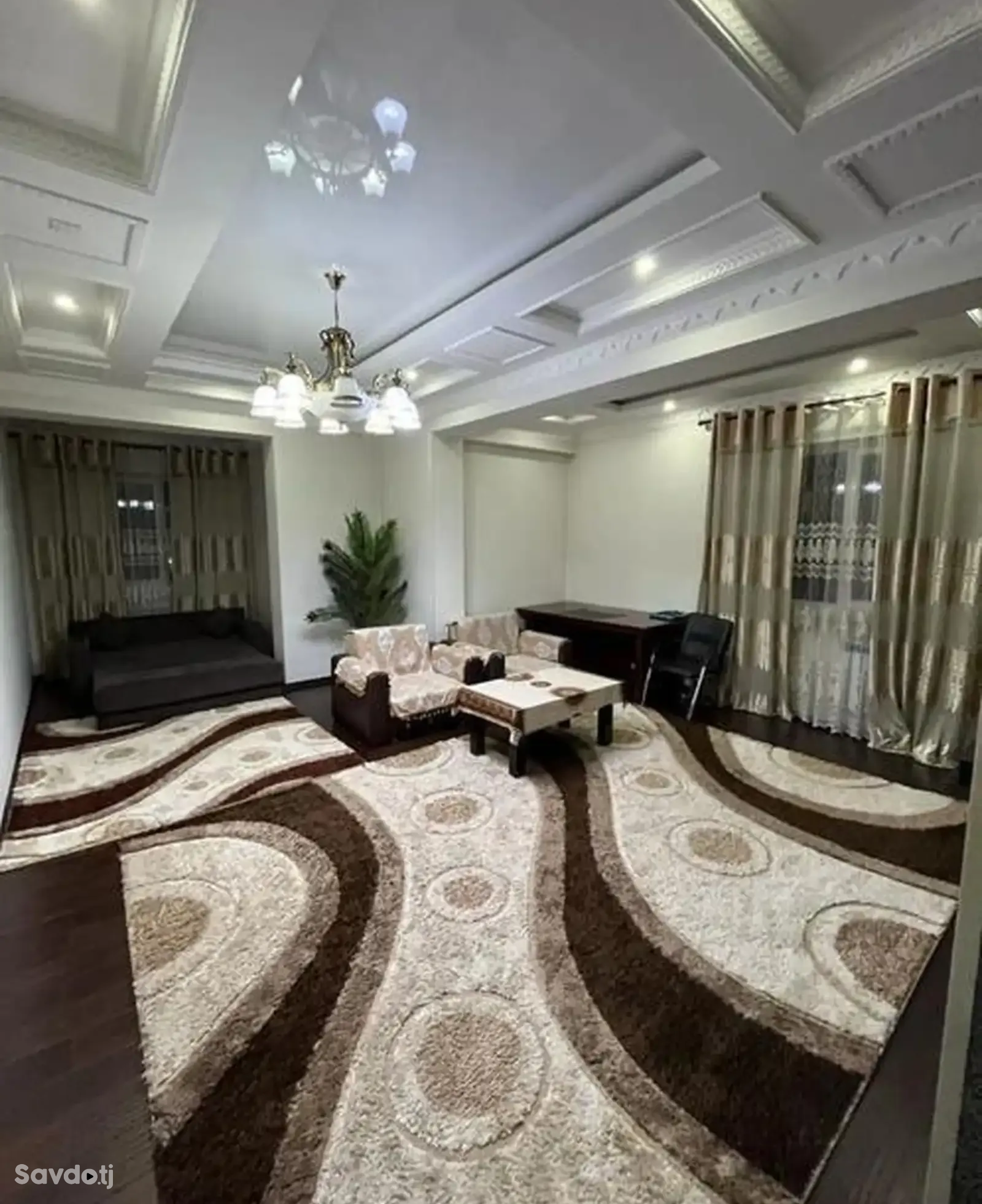 2-комн. квартира, 11 этаж, 80м², Сомони — фото 8