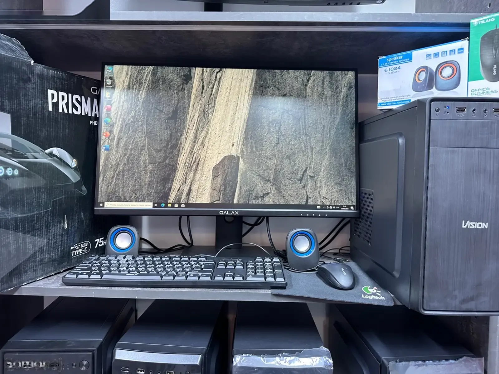 Офисный компьютер core i3 13100F/RAM 16GB DDR 4/NVME 512GB/GT 730 4GB