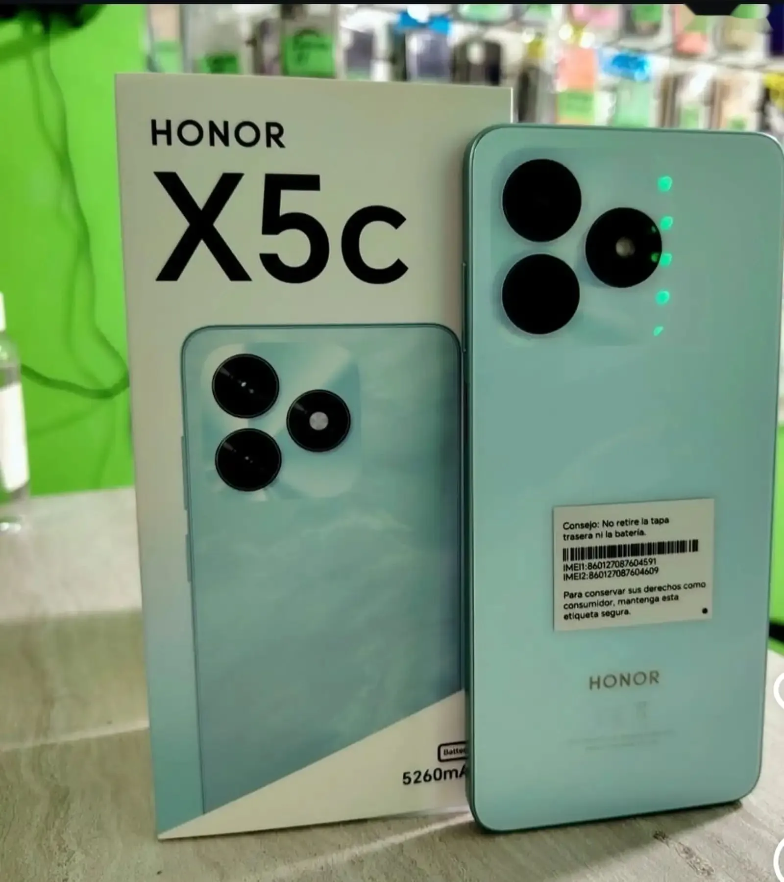Huawei Honor X5c 4/64gb black 5200Мач