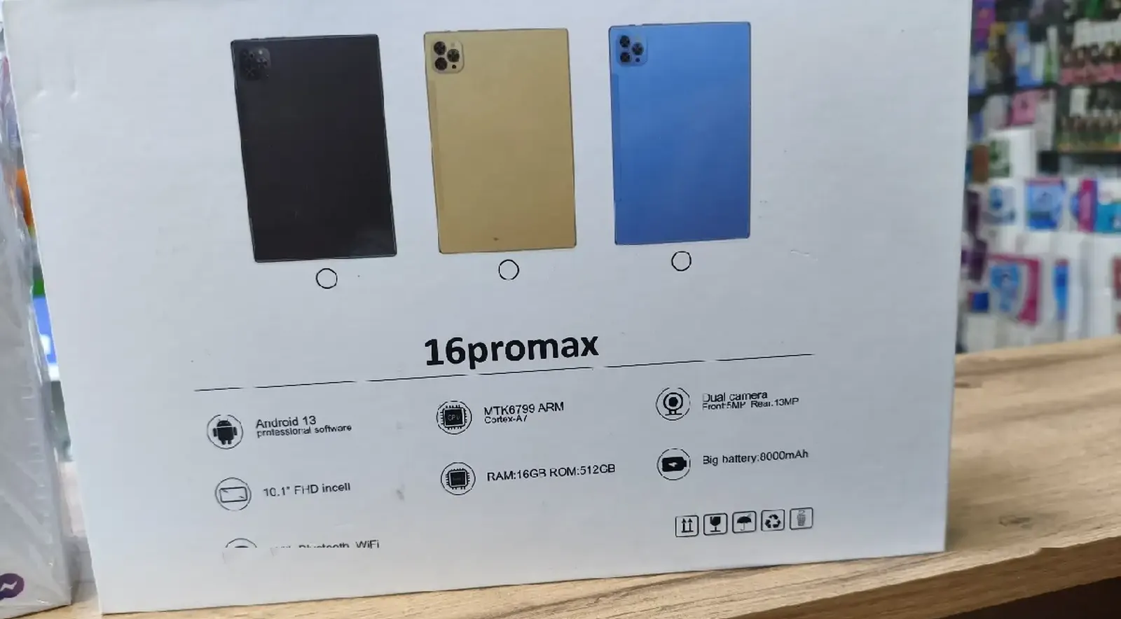 Планшет OZCT 16 Pro Max 2sim 16/512gb 8000мач