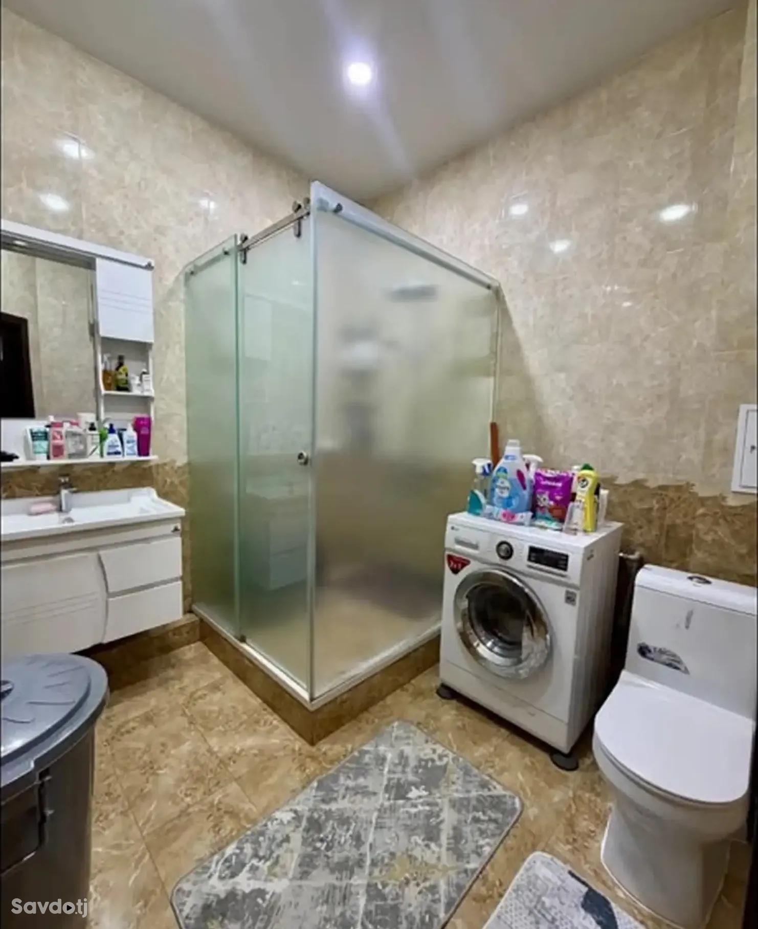 3-комн. квартира, 12 этаж, 152м², Сомони — фото 4