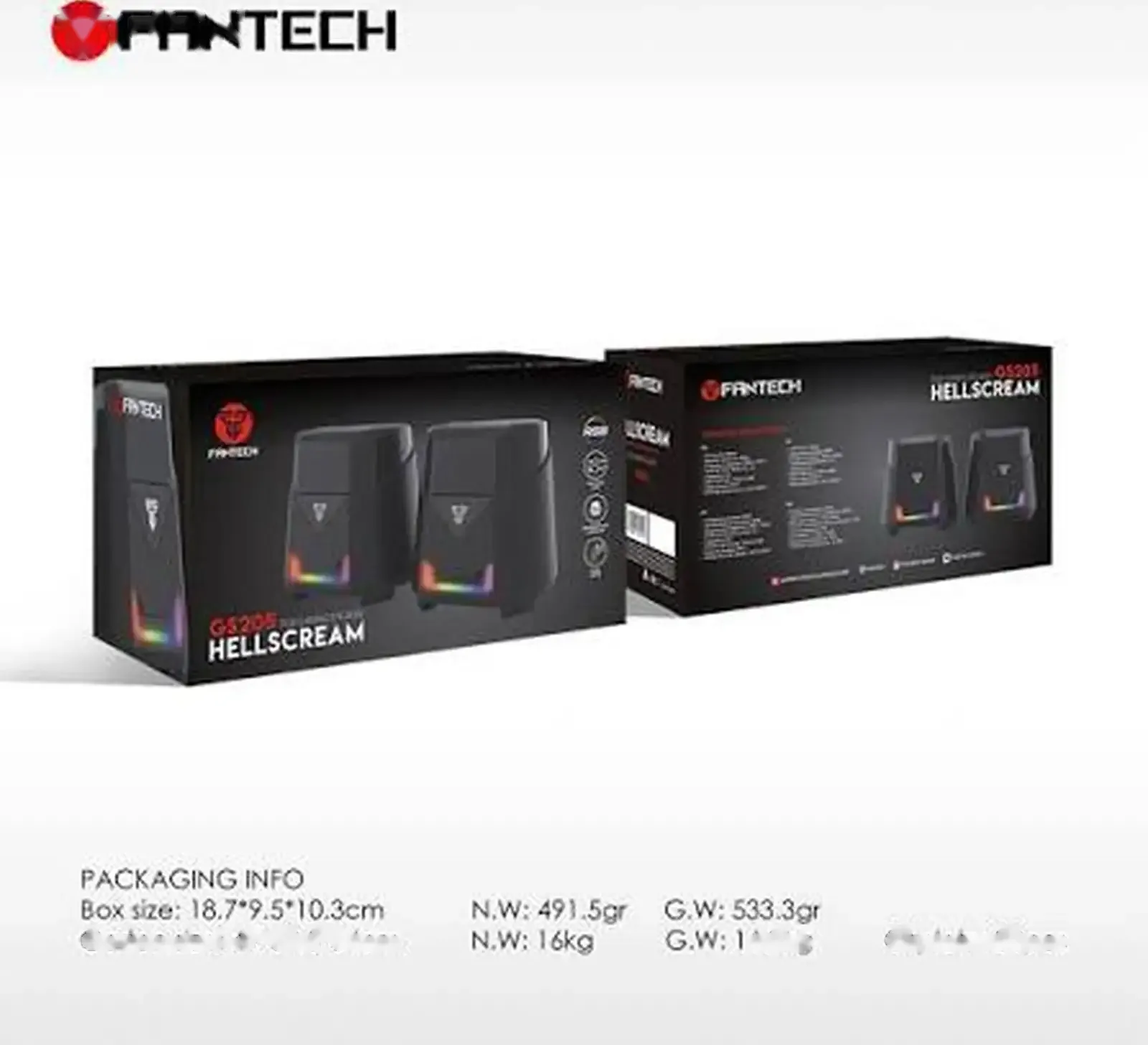 Колонки Fantech GC205 Hellscrem