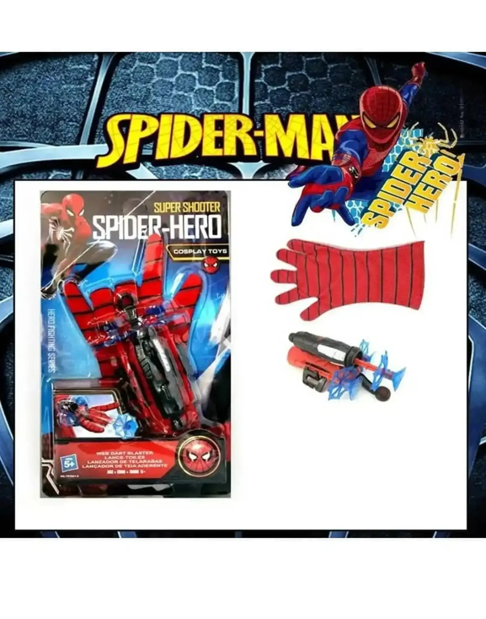 Перчатка Человека-паука Spider-Man с бластером