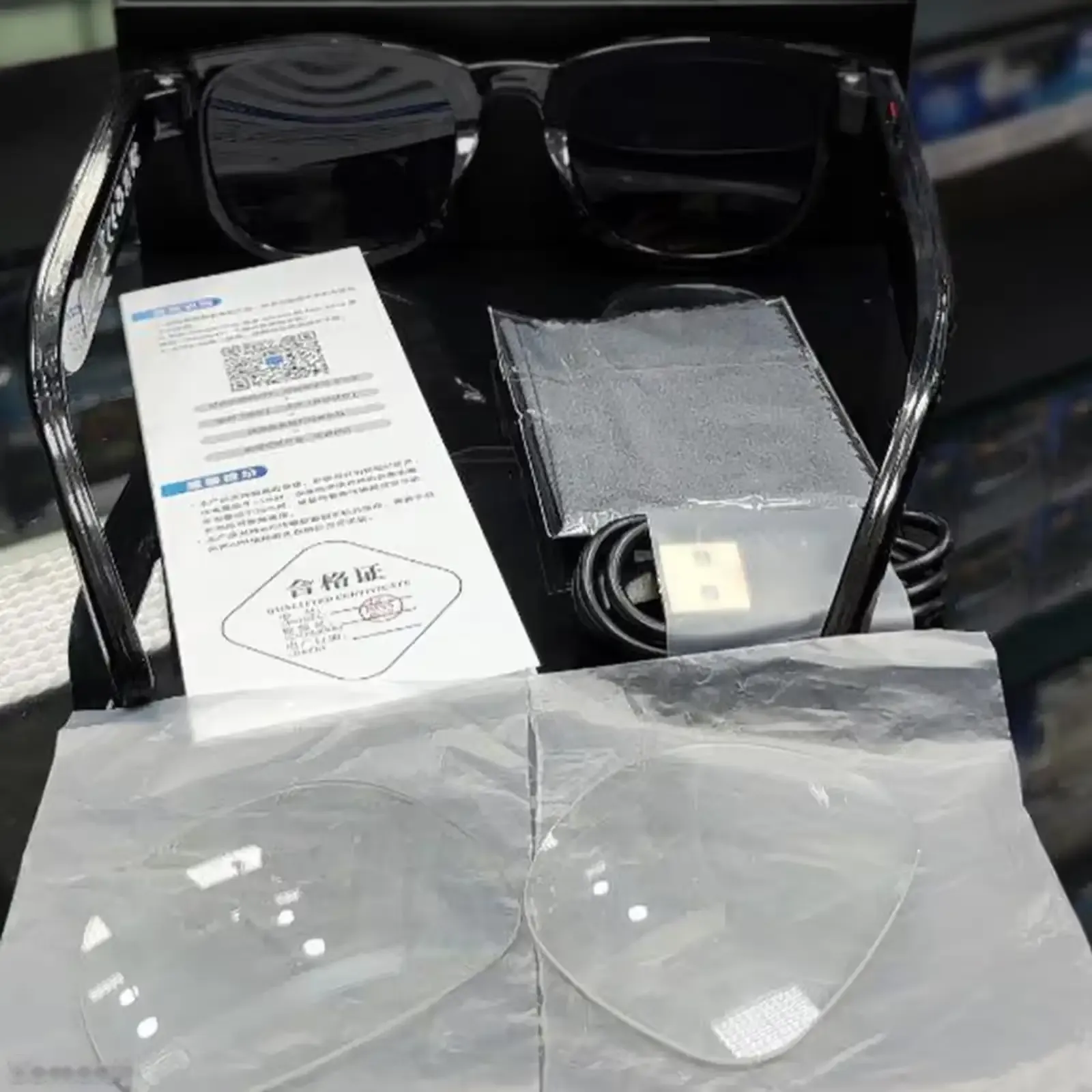 Смарт очки с камерой Smart Glasses V