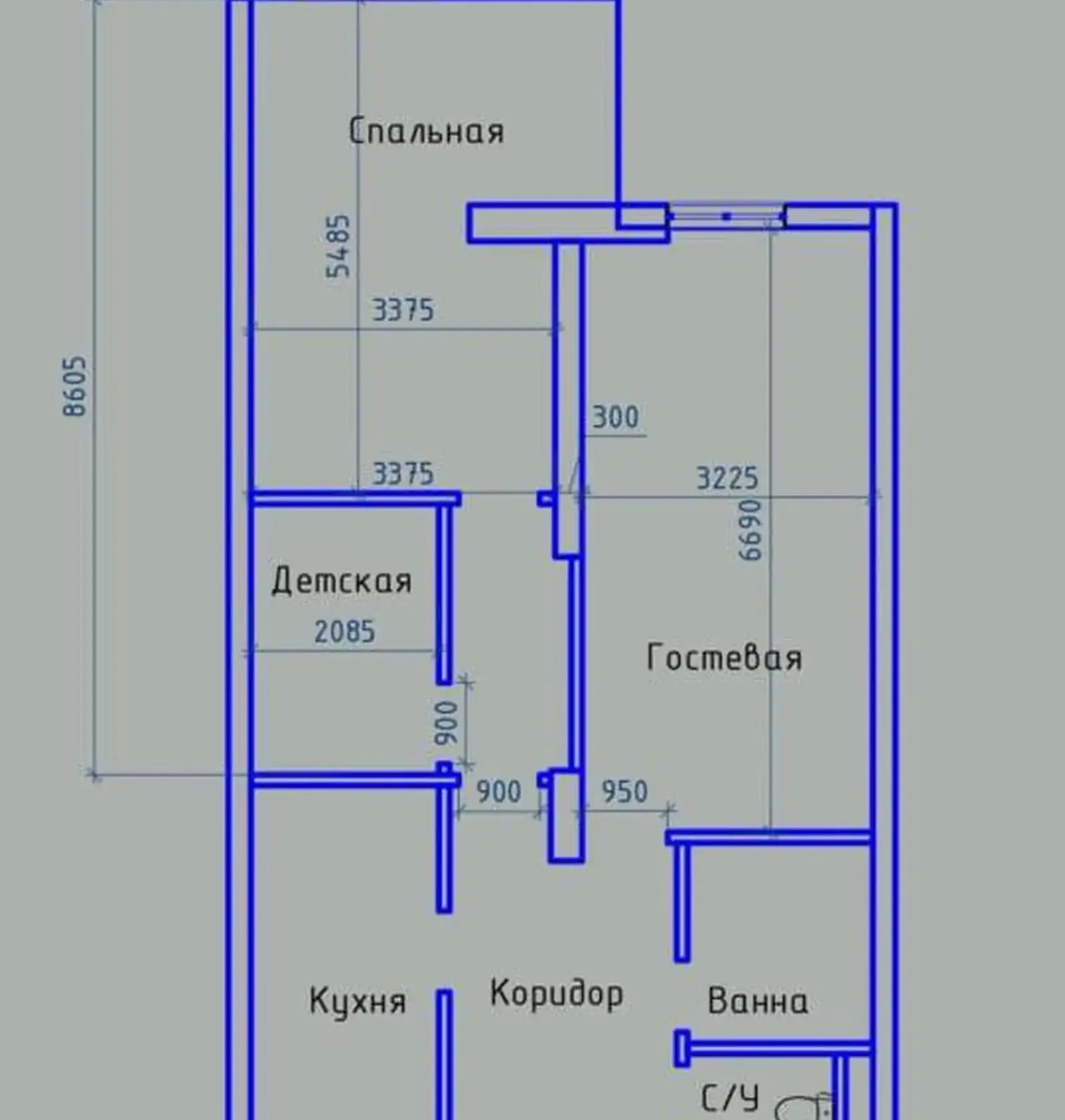 3-комн. квартира, 3 этаж, 85 м², Сино, Чал Чам — фото 6
