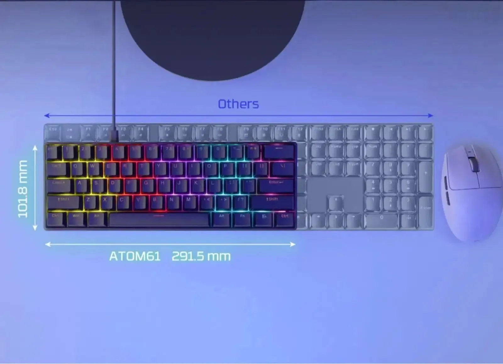 Механическая игровая клавиатура FANTECH MK211 ATOM