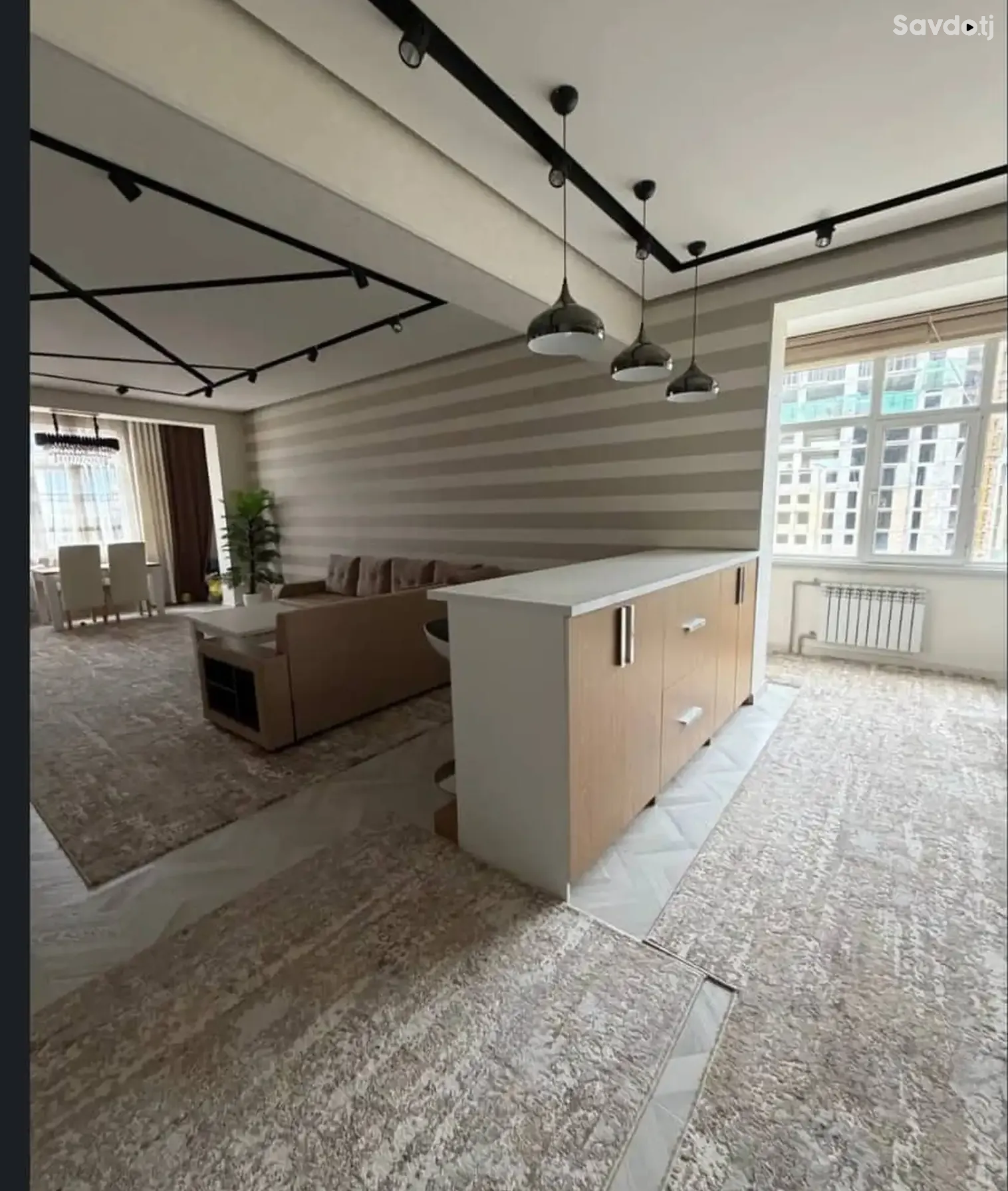 2-комн. квартира, 13 этаж, 130м², Сомони — фото 2