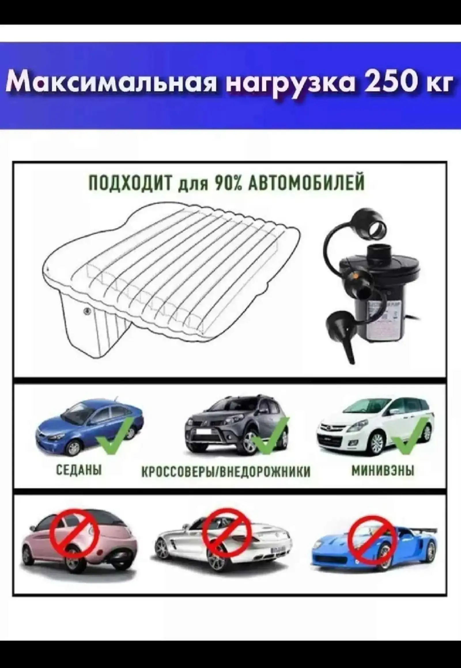 Матрас надувной