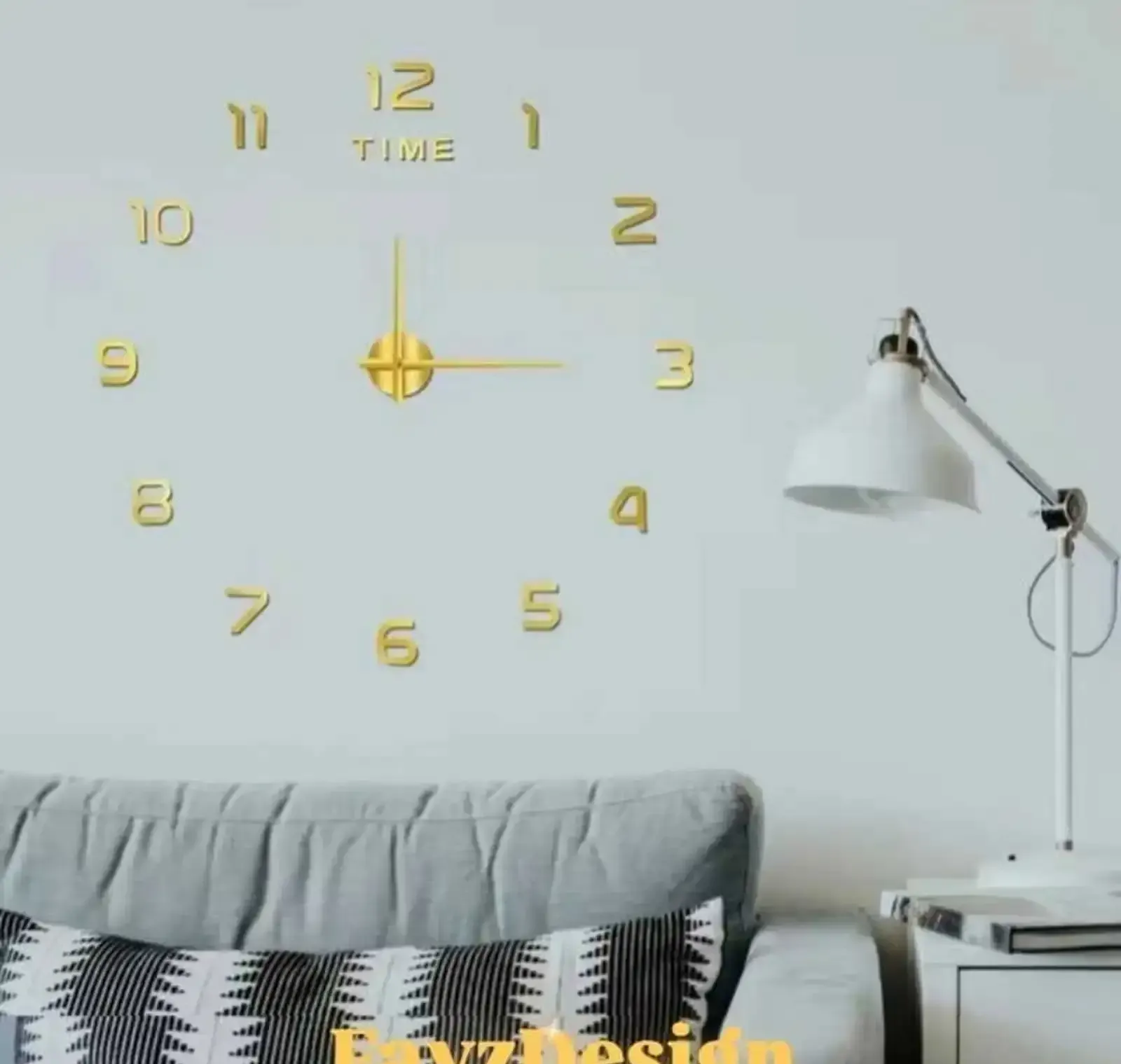 3D часы настенные