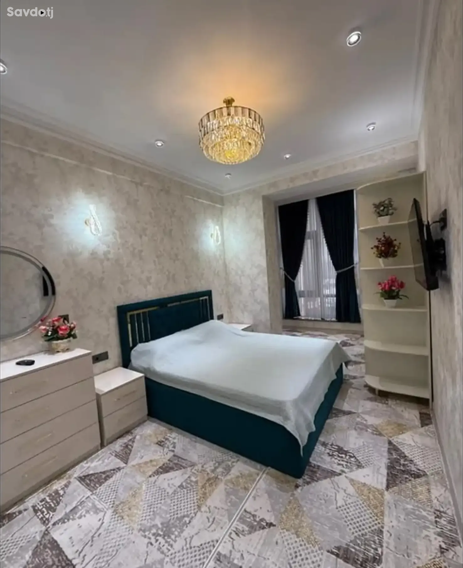 2-комн. квартира, 6 этаж, 73м², Сомони — фото 2