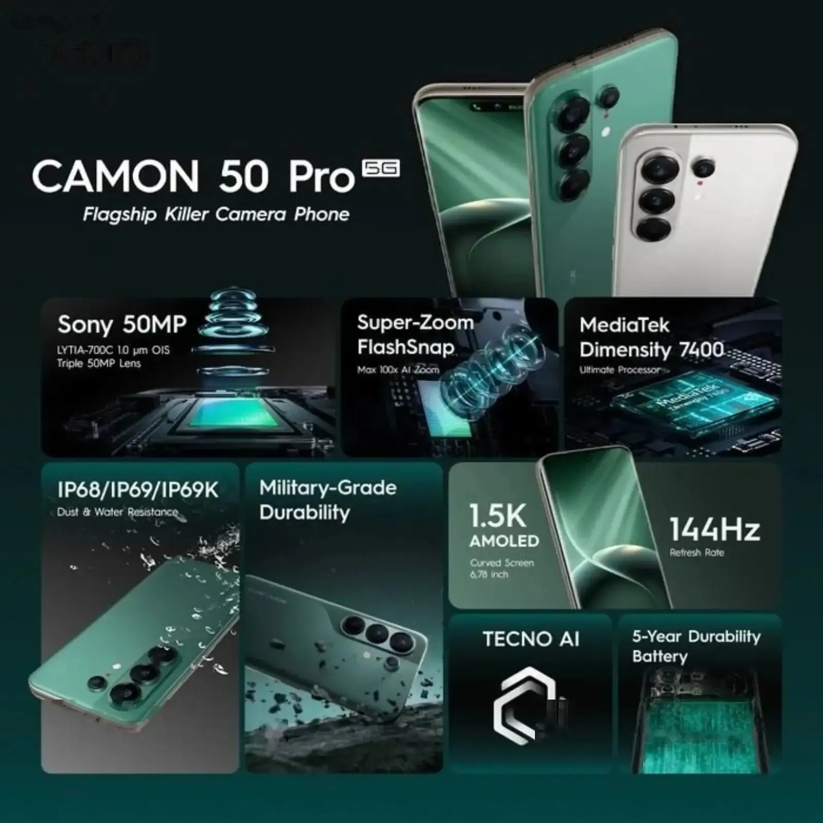 Tecno Camon 256 gb