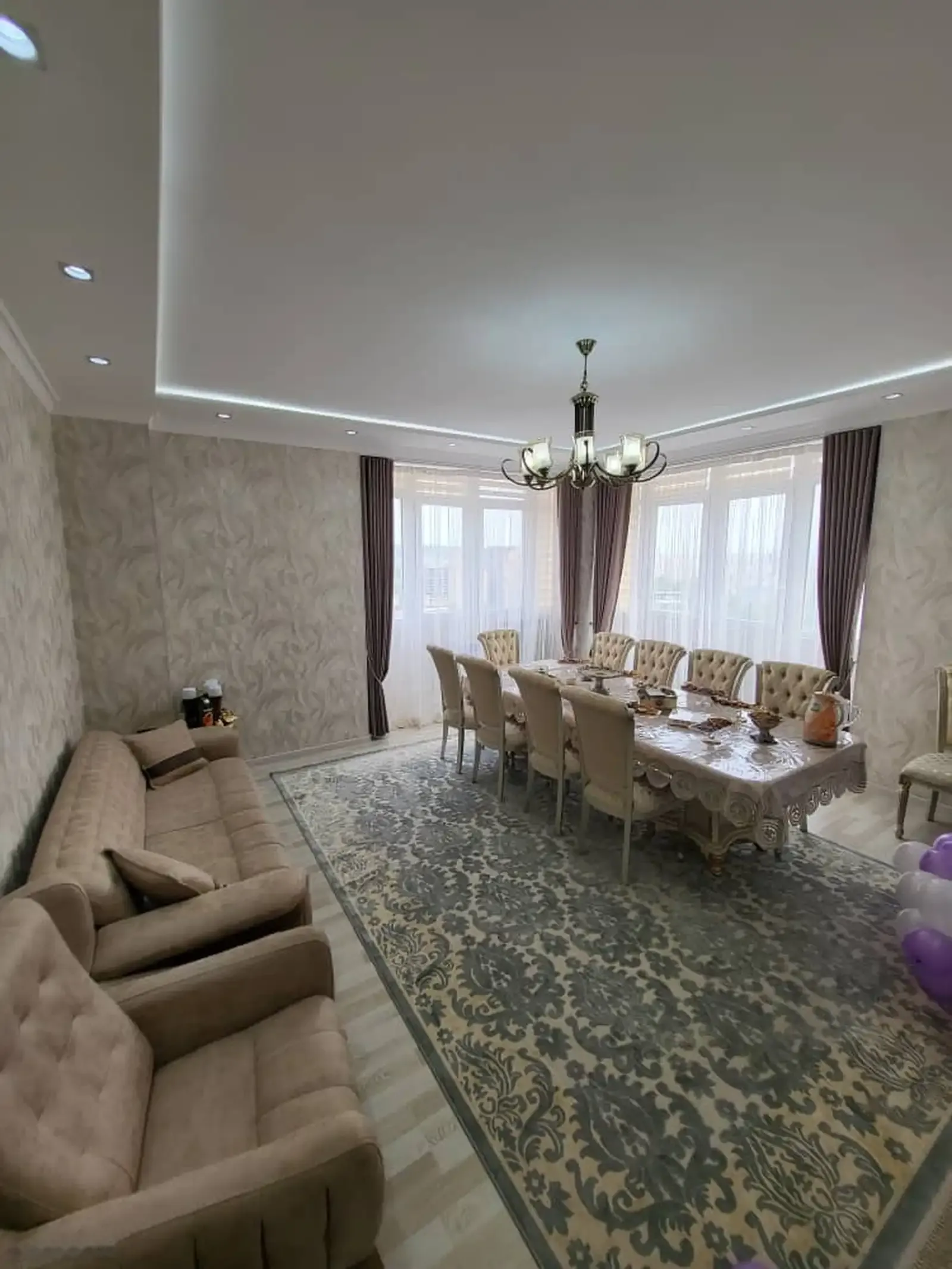3-комн. квартира, 17 этаж, 140м², Бофанда — фото 2