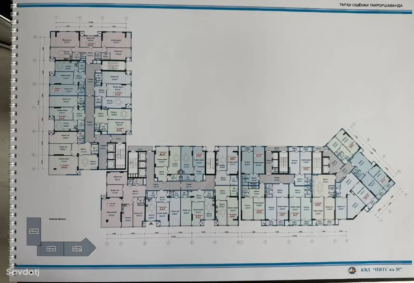 2-комн. квартира, 8 этаж, 83 м², Гулистон — фото 5