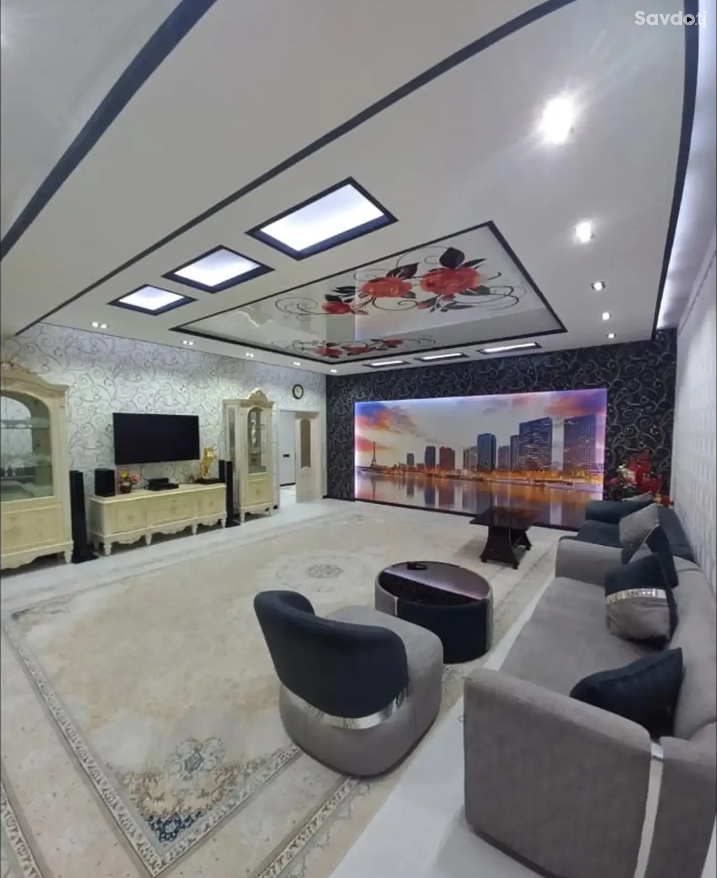 2-комн. квартира, 7 этаж, 120м², Сомони — фото 3