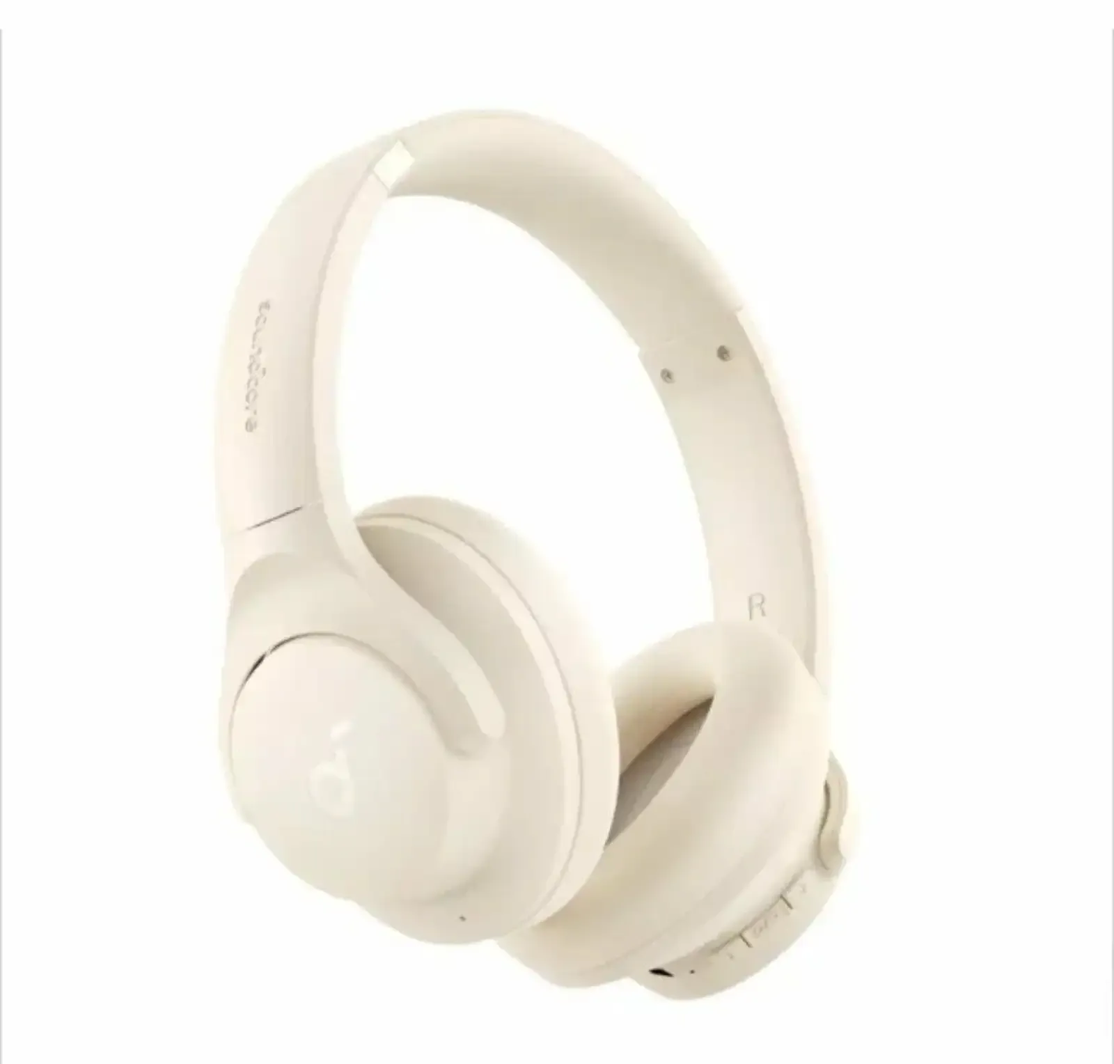 Беспроводные наушники Powerology Hybrid ANC Headphones PWLAU016-CM кремовый