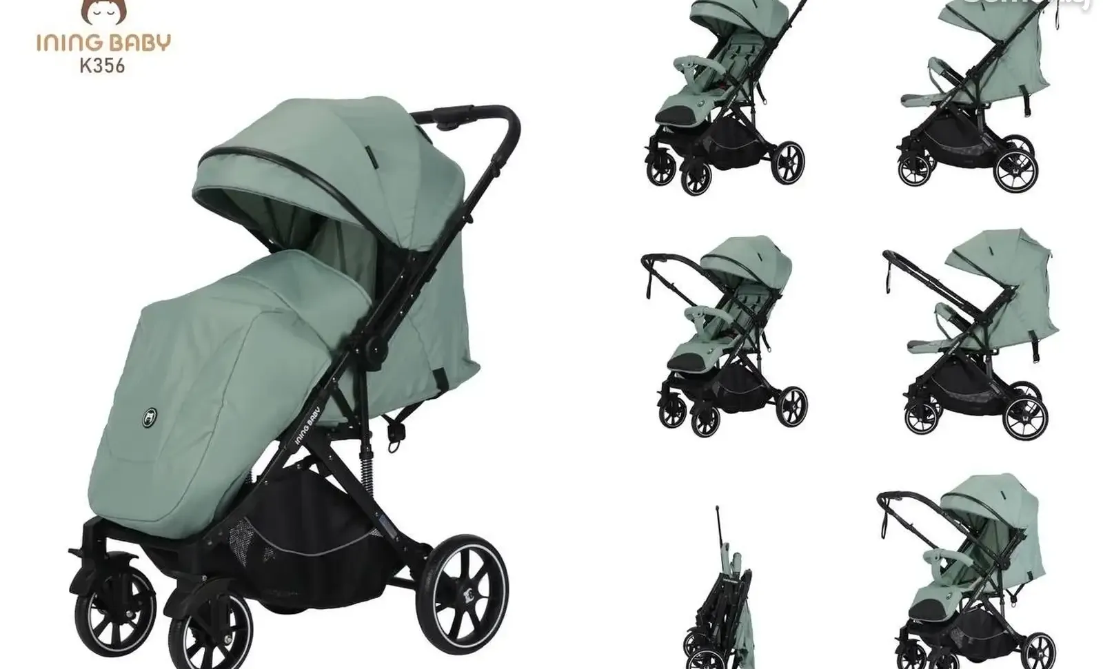 Прогулочная детская коляска Ining baby чемодан