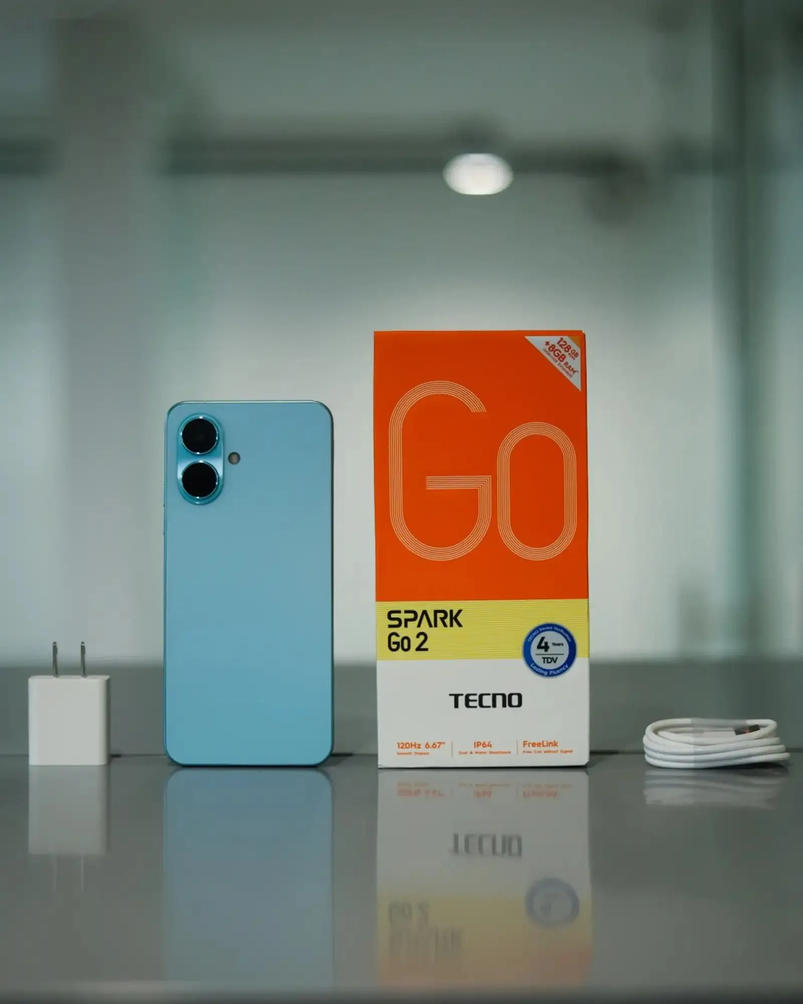 Tecno Spark Go2 6/128Gb white — фото 5