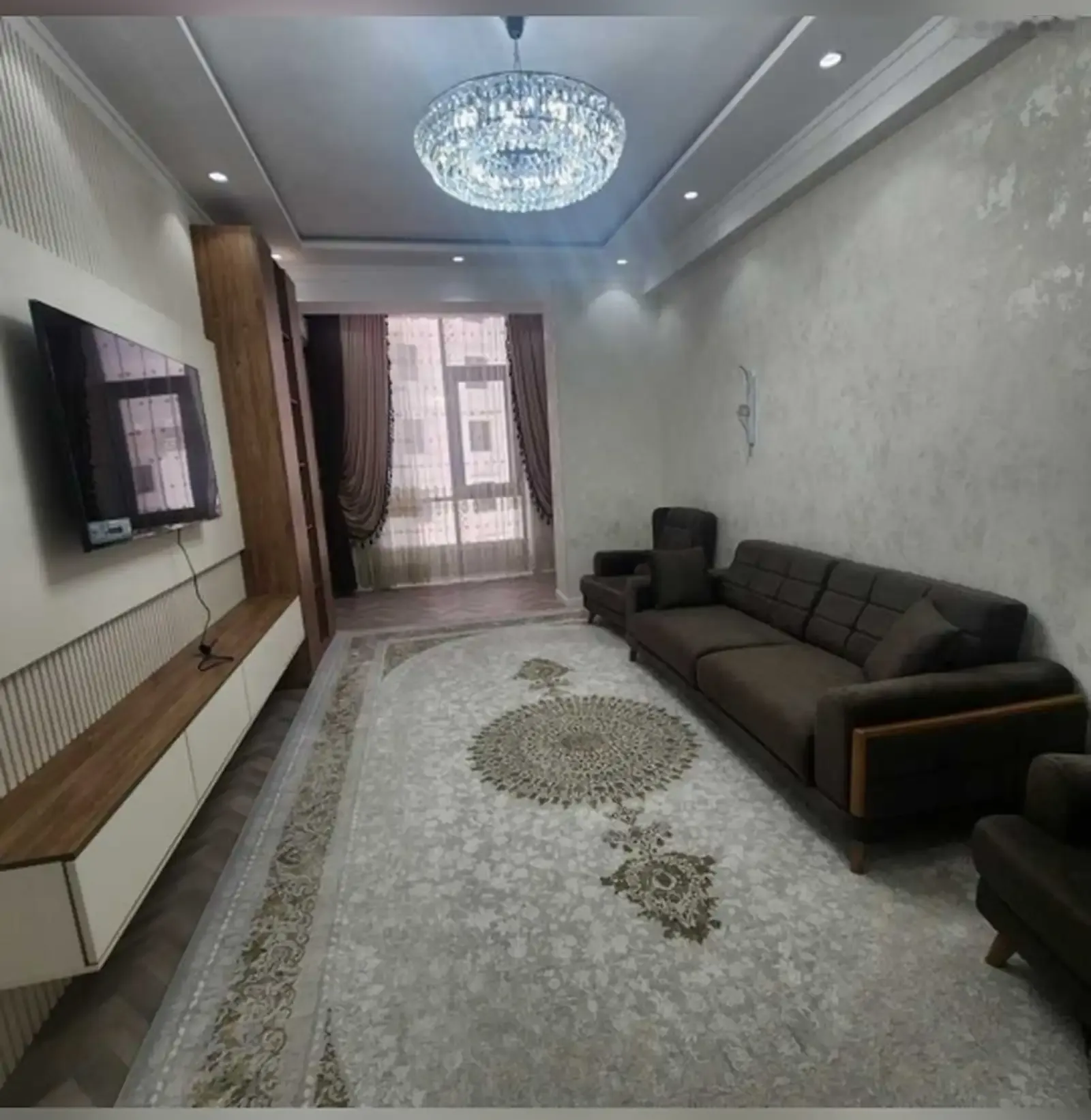 2-комн. квартира, 5 этаж, 76м², Сомони — фото 3