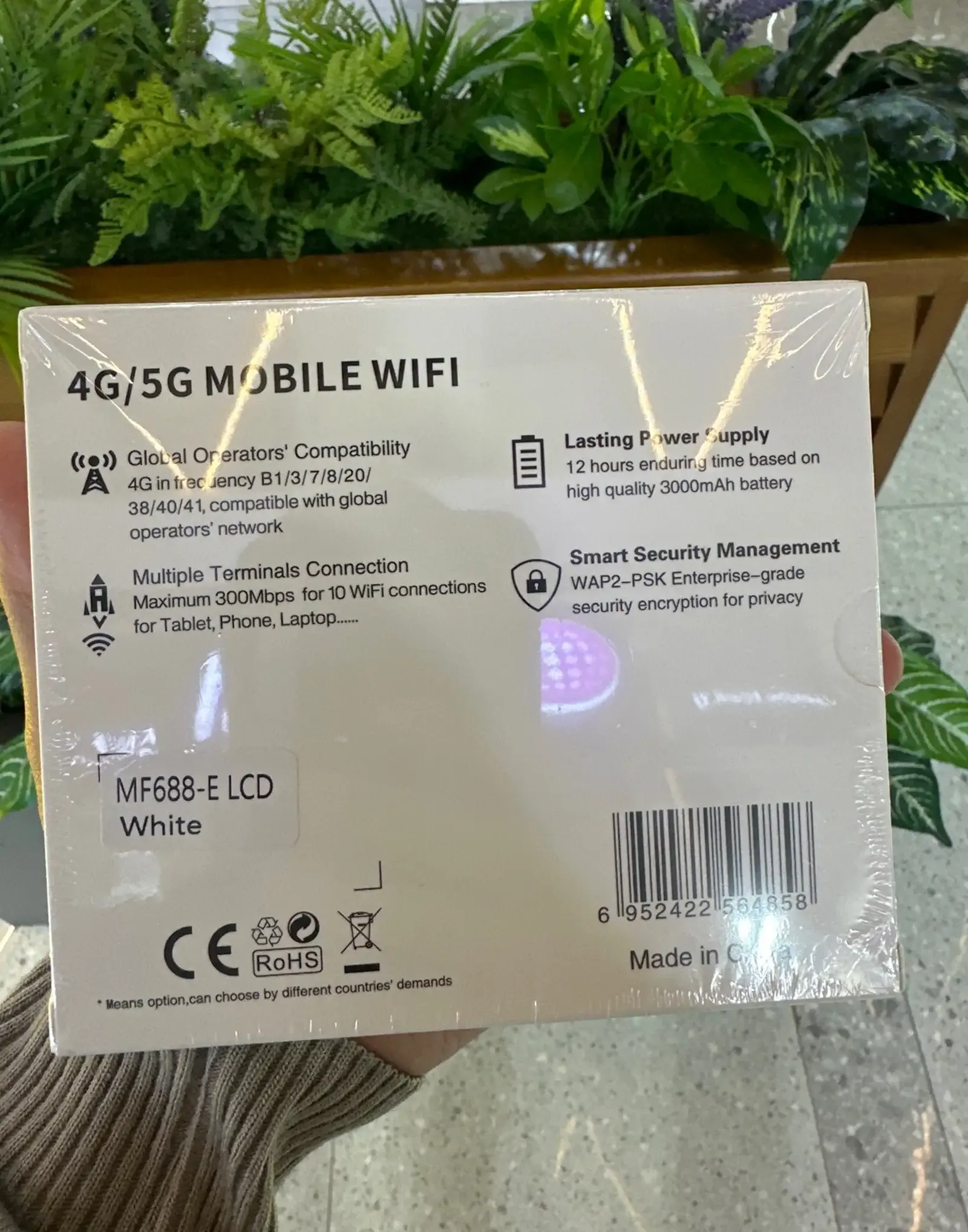 Беспроводной карманный Wi-Fi Wireless Mobile wifi pro MF688