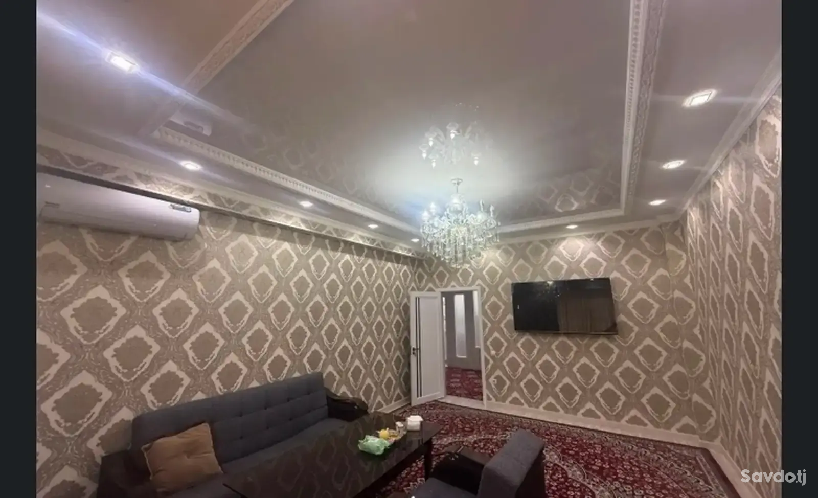 3-комн. квартира, 13 этаж, 100м², шохмансур. Овир. ГрандОтель — фото 2