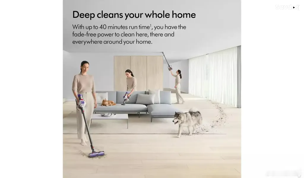 Беспроводной пылесос Dyson V8 Absolute Yellow/Nickel, UK Version