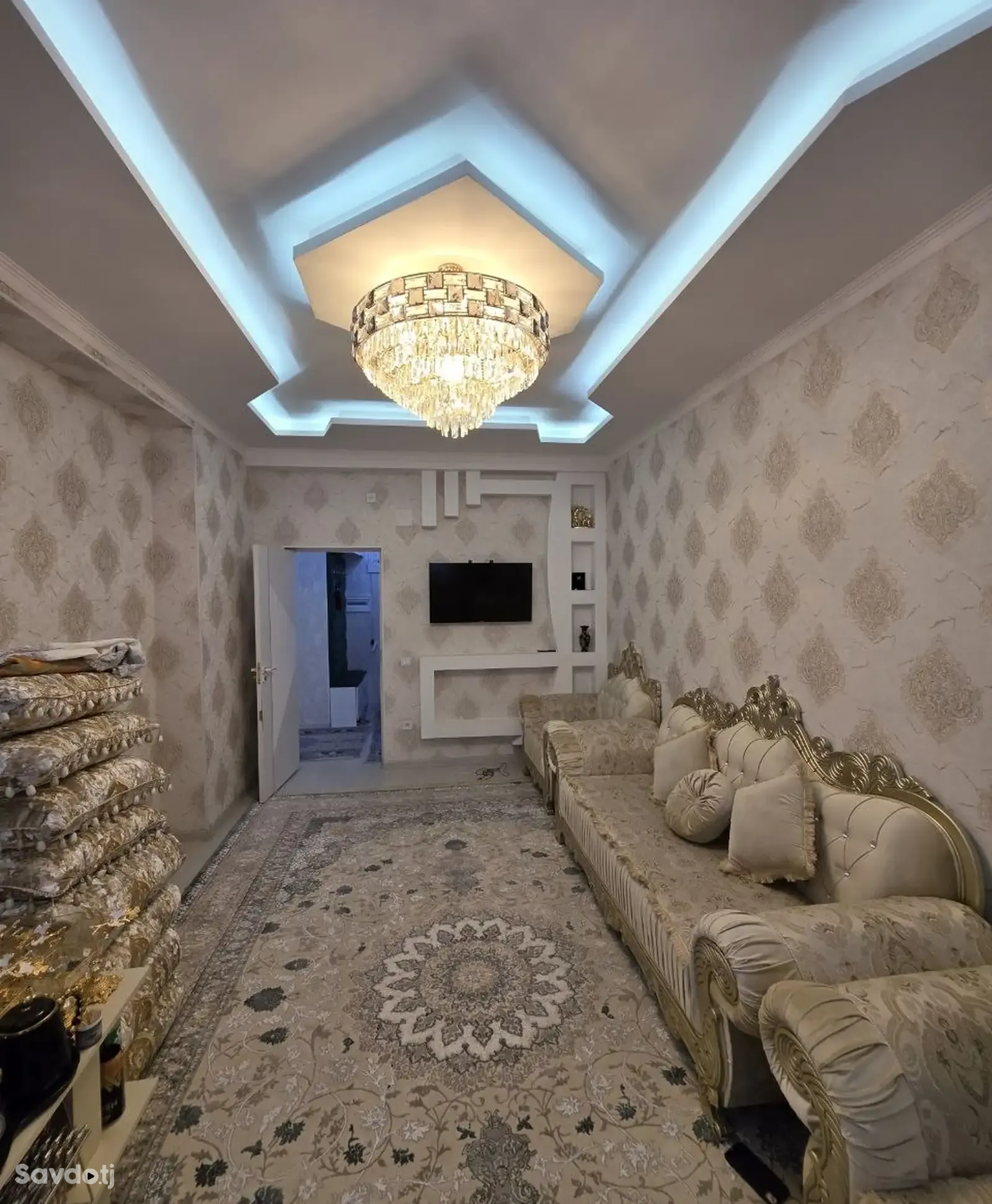 3-комн. квартира, 5 этаж, 85 м², И.Сомони ул.Карамова 17/А на против коррупция — фото 2