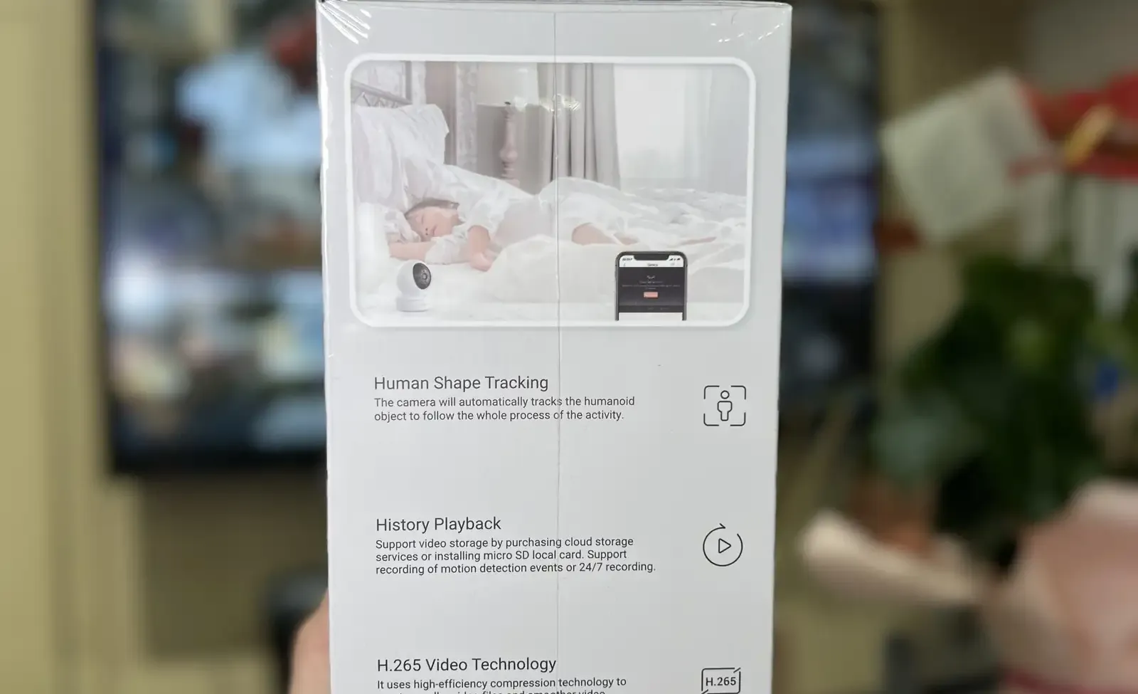 EZVIZ Умная домашняя камера с панорамированием и наклоном CS-H6C pro1080P