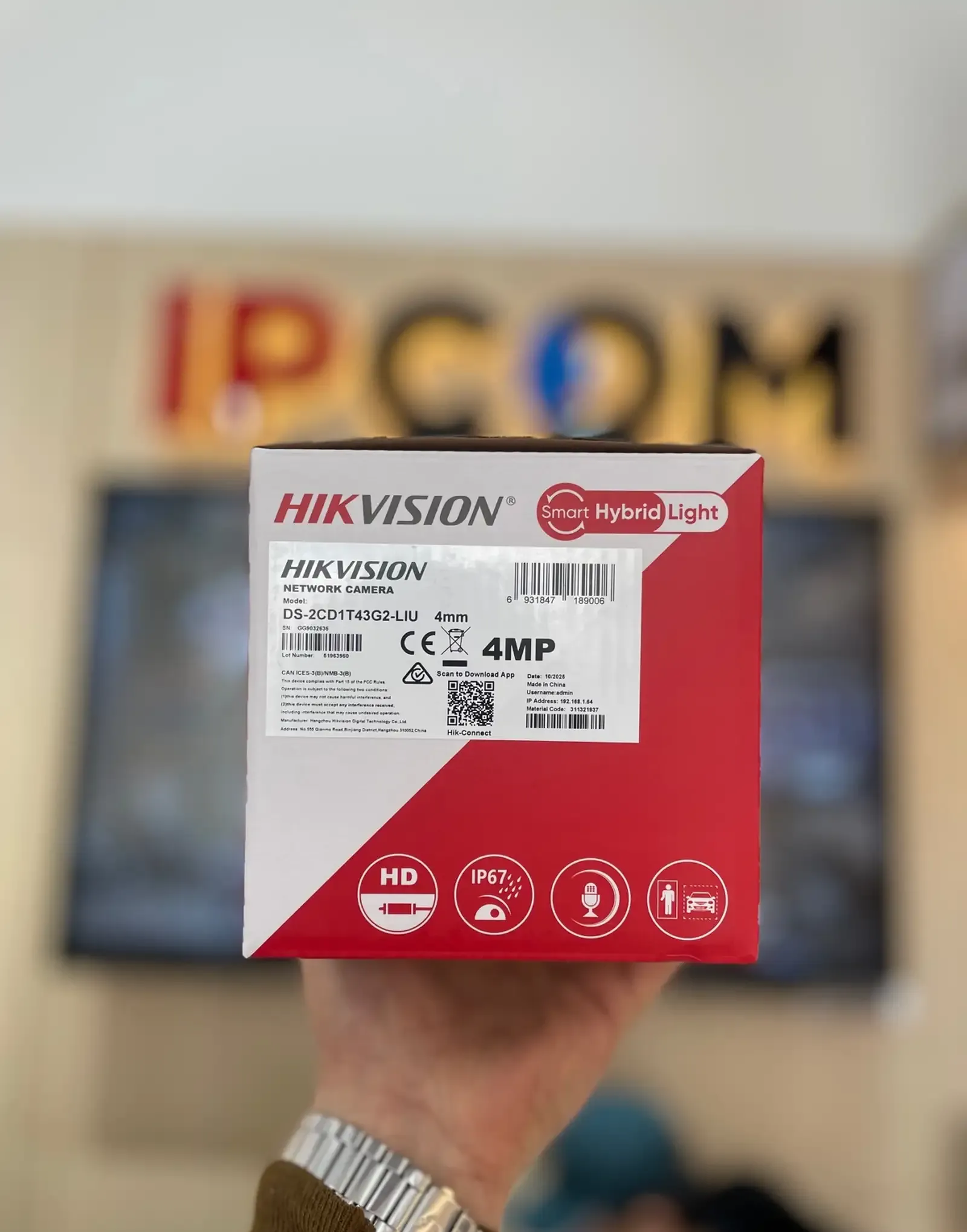 Камера наружная IP Hikivision DS-2CD1T43G2-LIU