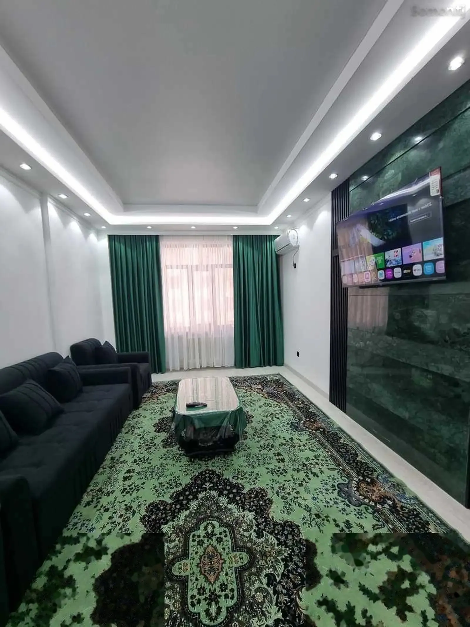 2-комн. квартира, 12 этаж, 92м², И.Сомони — фото 2