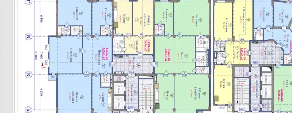 4-комн. квартира, 7 этаж, 224 м², И. Сомони — фото 10