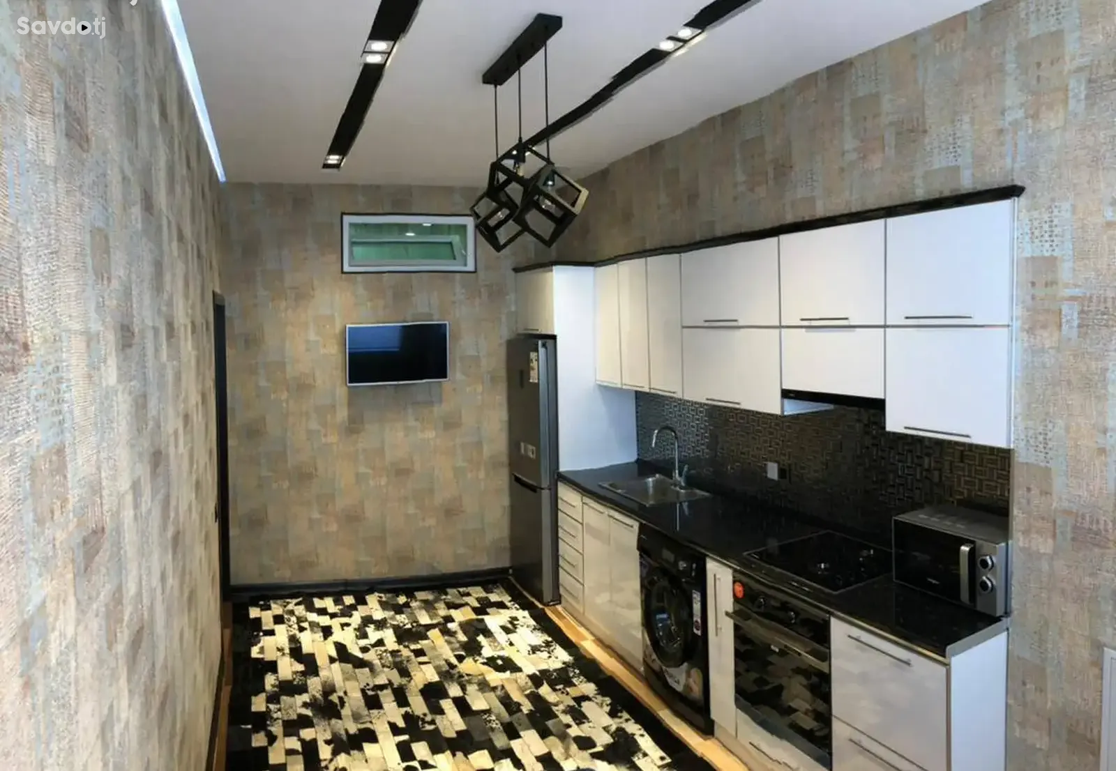2-комн. квартира, 15 этаж, 53 м², И Сомони — фото 3