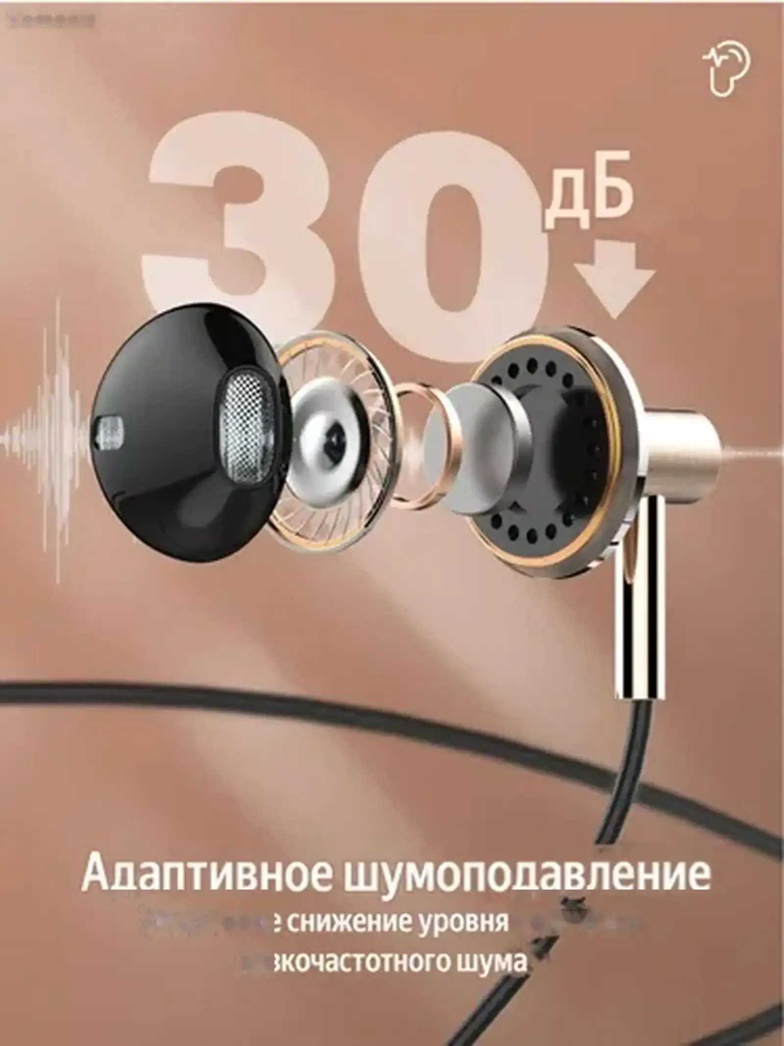 Проводные наушники Ldnio HP09C