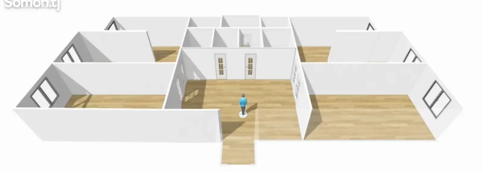 4-комн. квартира, 5 этаж, 184 м², Шохмансур