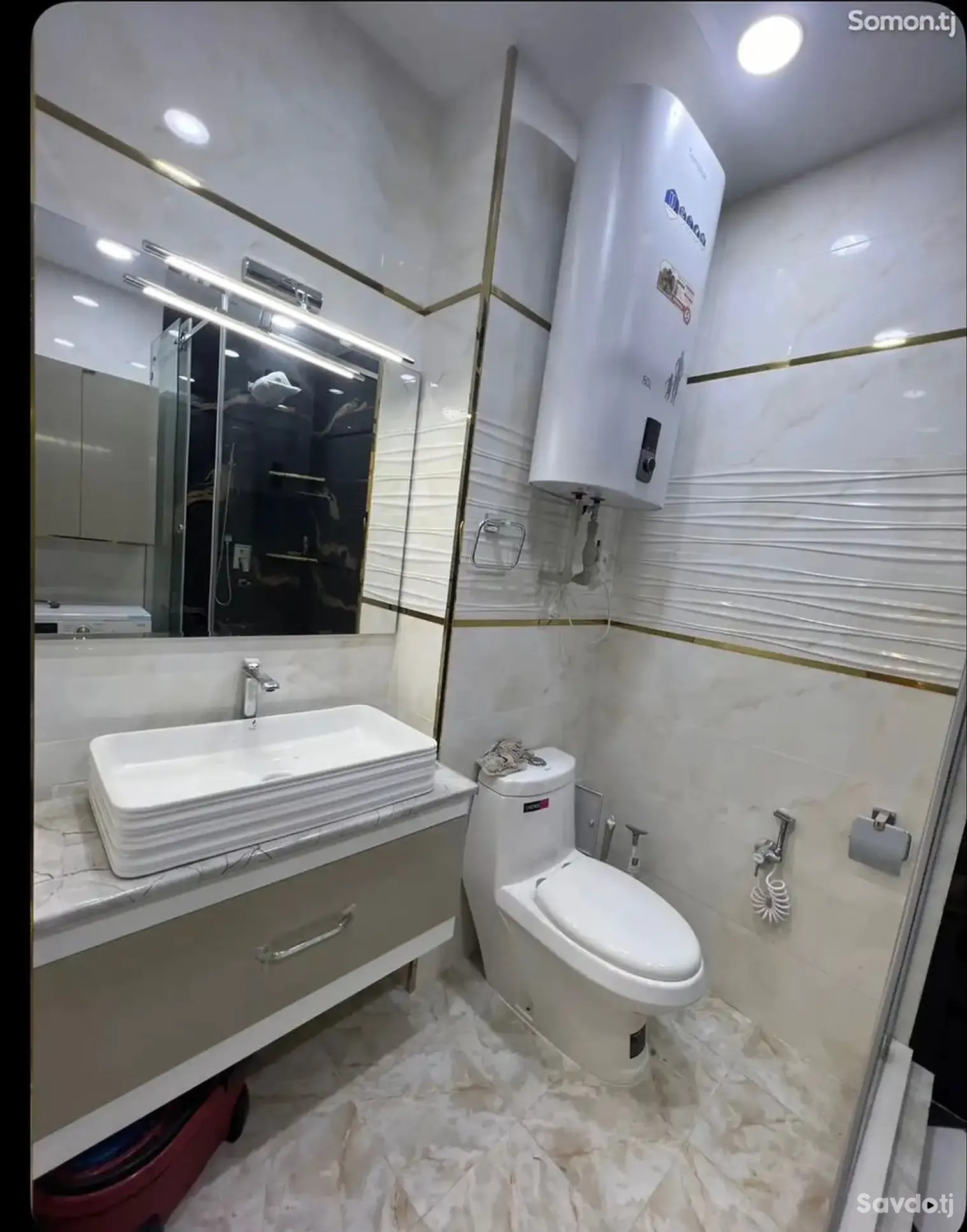2-комн. квартира, 9 этаж, 70м², Сомони — фото 11