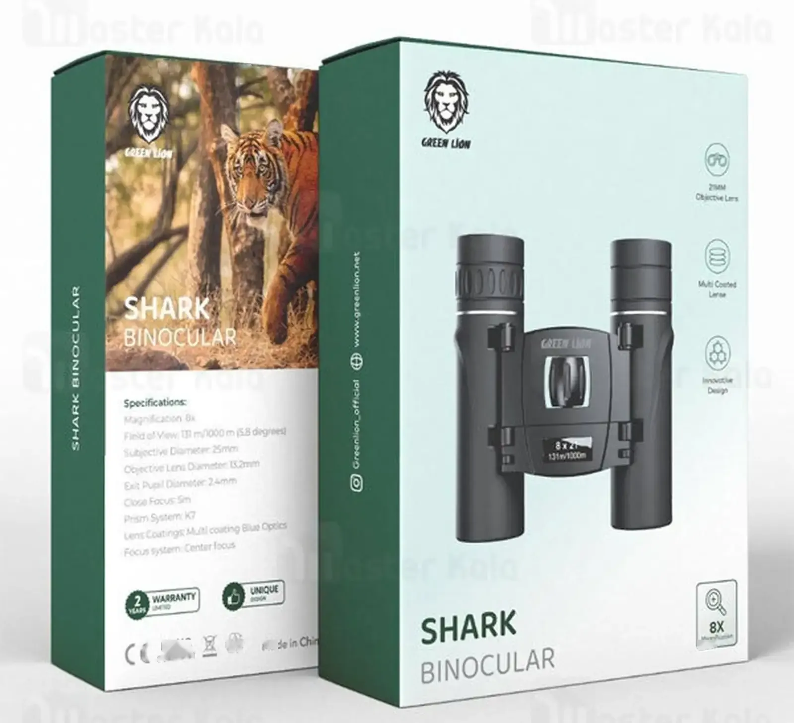 Бинокль GREEN LION SHARK BINOCUL
