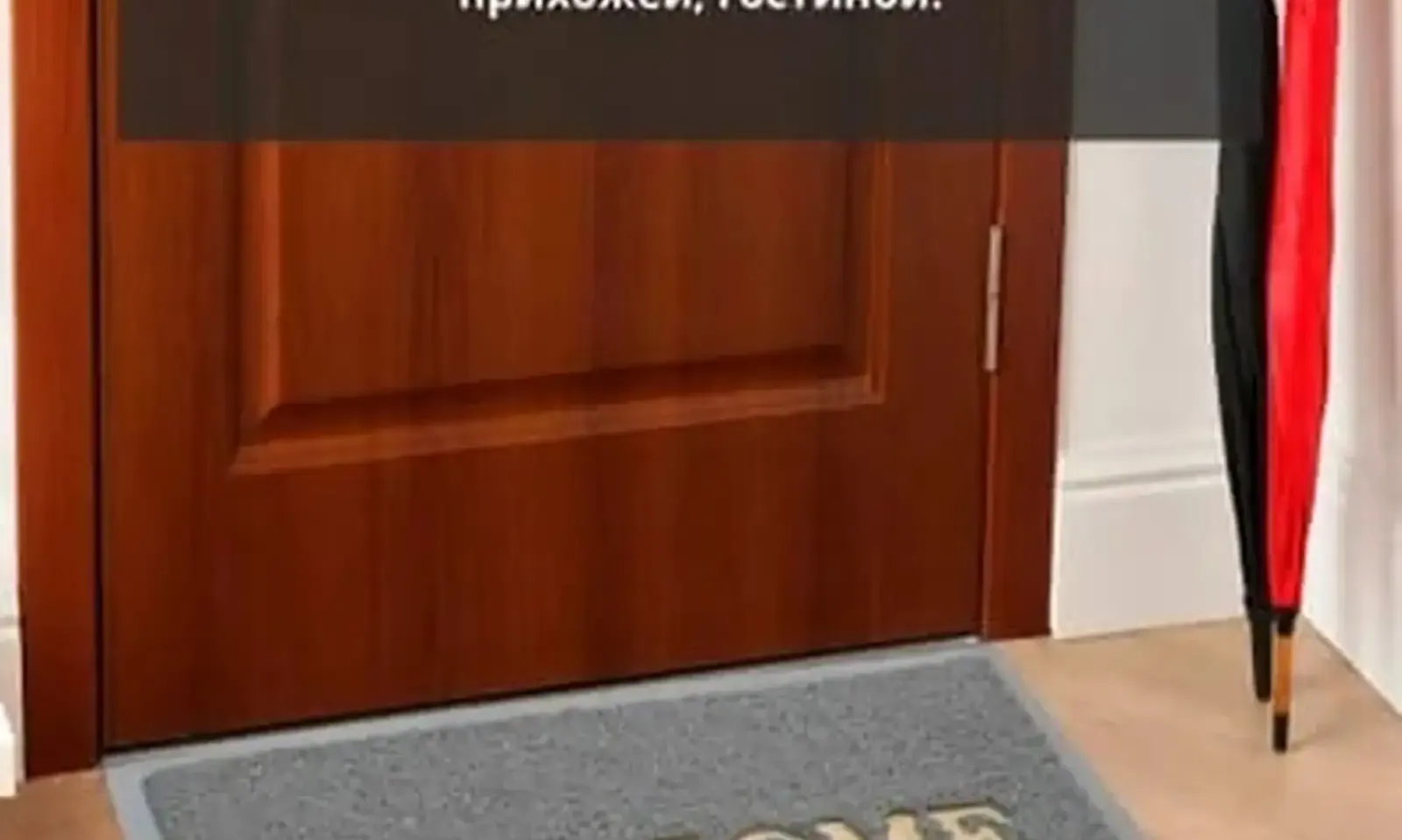 Коврик для двери welcome