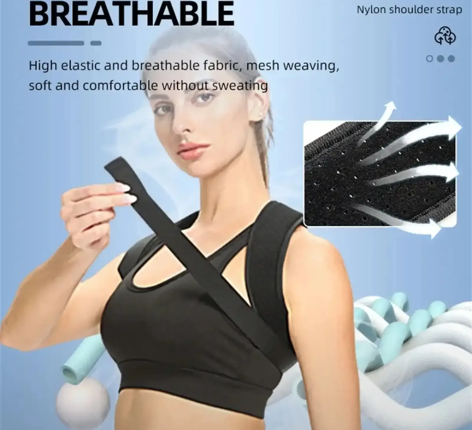 Пояс-корсет для коррекции осанки для спину YC Normal Upper Back Support