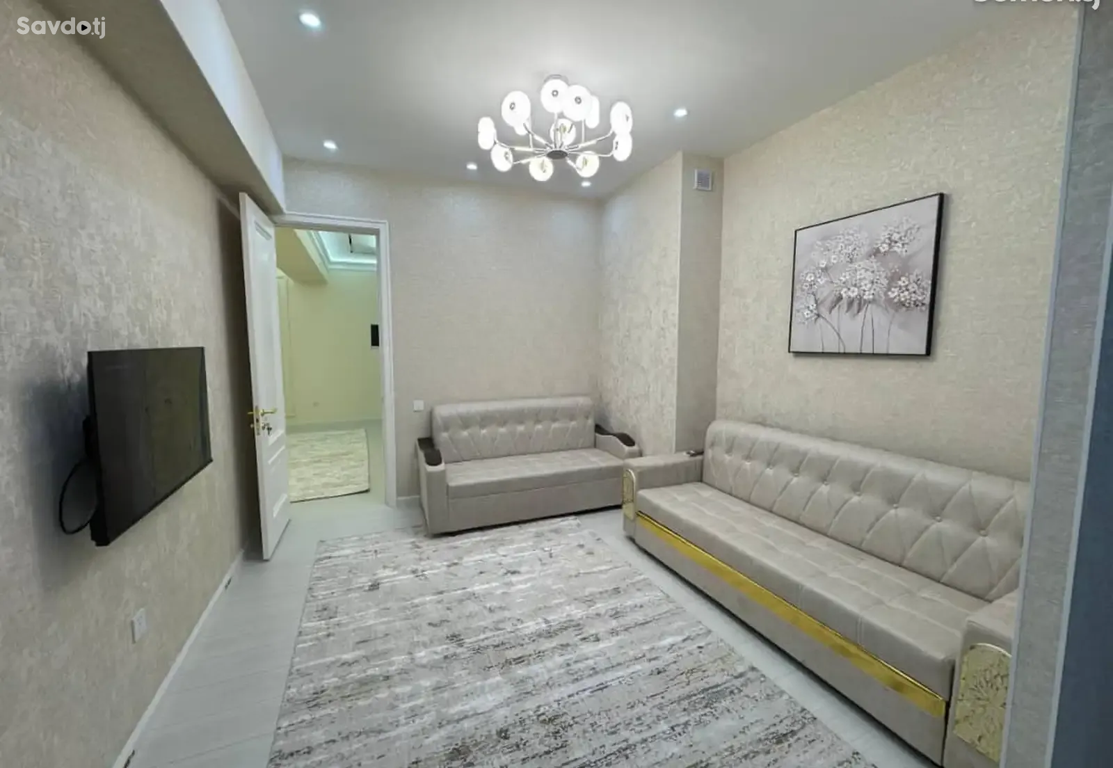 2-комн. квартира, 5 этаж, 98м², Сомони — фото 8