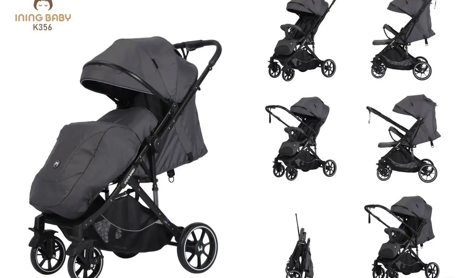 Прогулочная детская коляска Ining baby чемодан