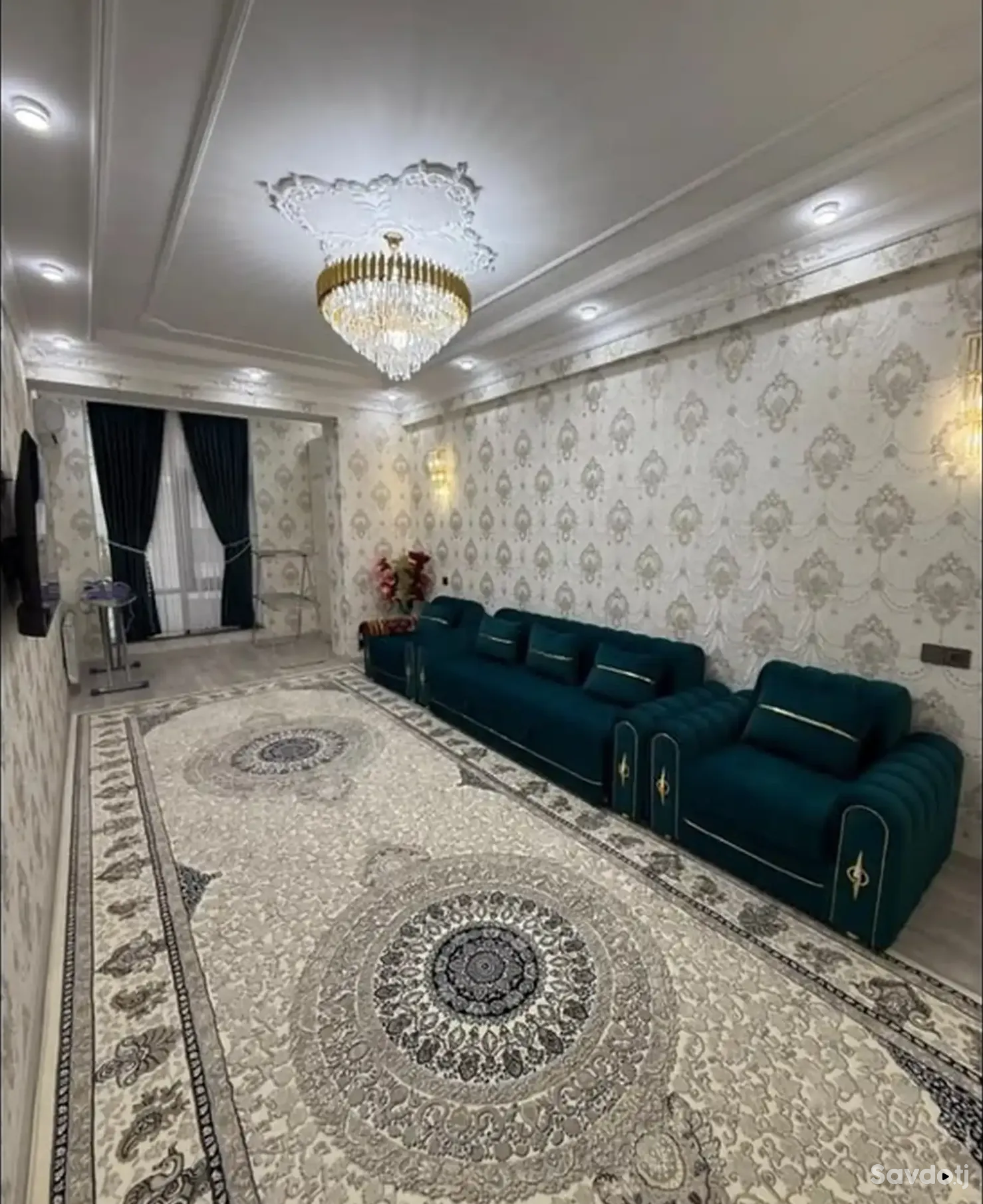 2-комн. квартира, 6 этаж, 73м², Сомони — фото 5
