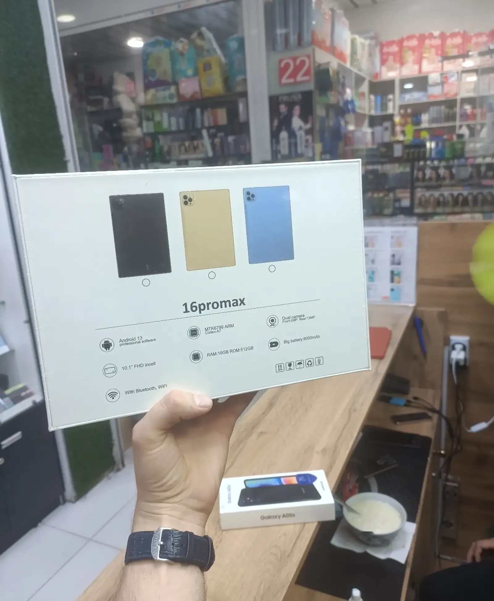 Планшет OZCT 16 Pro Max 2Sim 16/512gb 8000 мАч Batarea