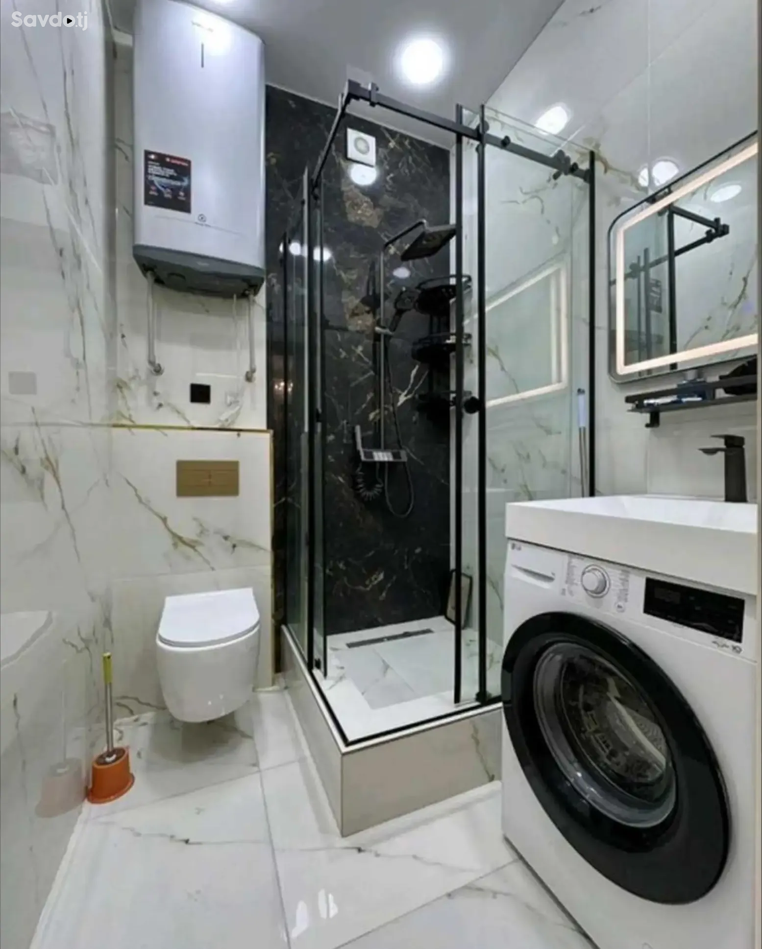 2-комн. квартира, 14 этаж, 101м², И. Сомони — фото 10