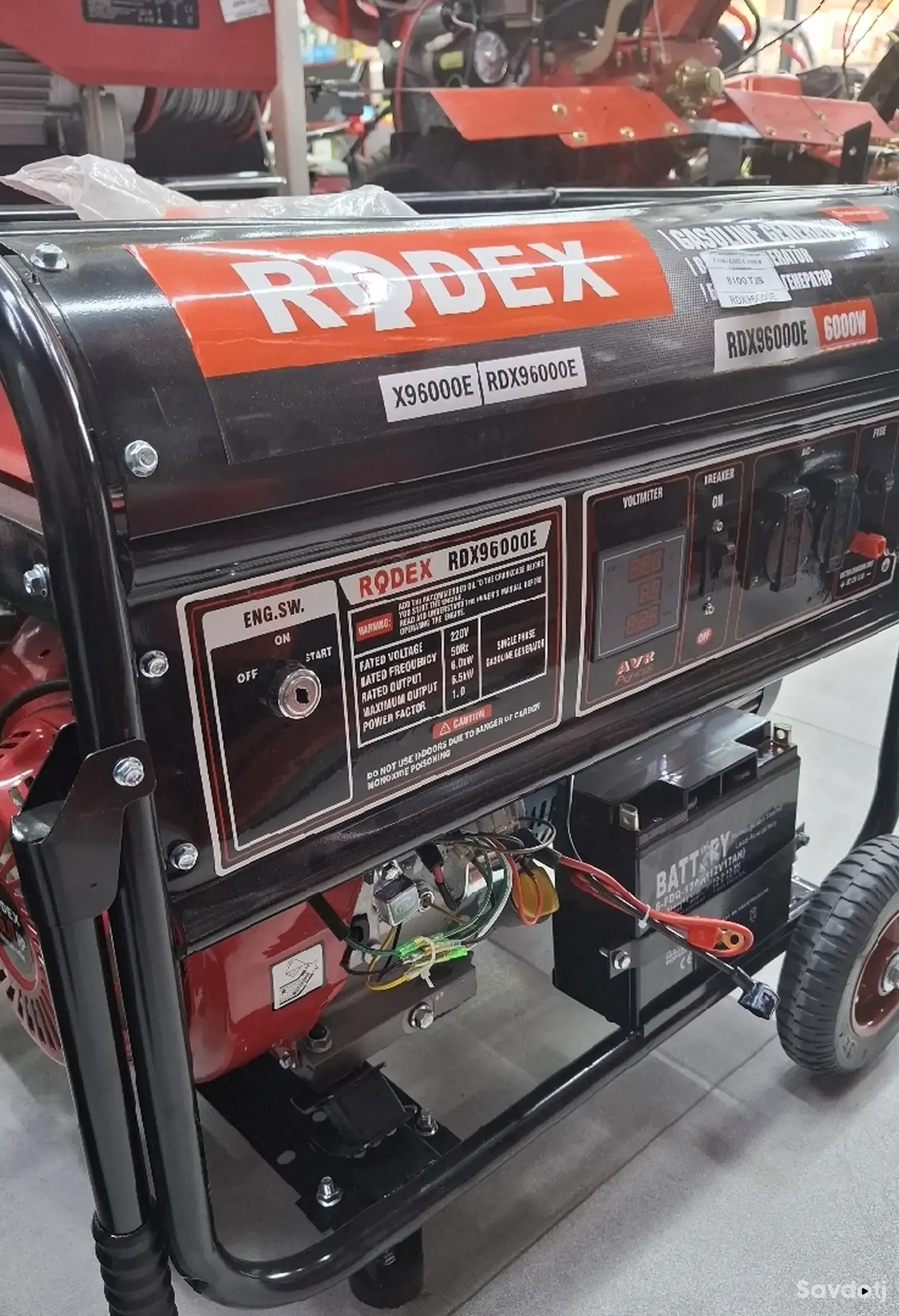 Генератор 6кВт Rodex